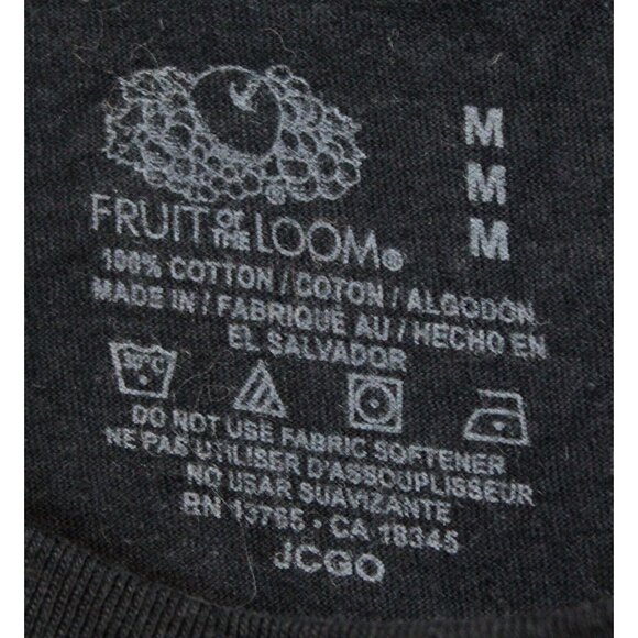 5 Fruit of the Loom Plain Color Shirt Set sz M XXL Black Grey Casual Base Simple - Picture 6 of 16